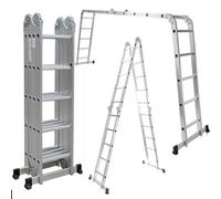 Multi Purpose Aluminium Folding Combination Ladder 5.8M 14 In 1 Tuffmate