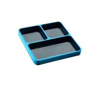 Multi Purpose Aluminum Workshop Tray Secure Storage for Model Car Parts and Small Tool Ergonomic Portable Design Aluminum Alloy Tool Box