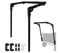 Multi-Purpose Beach Cart Push Handle, Heavy-Duty Steel Traction Bar Replacement for Hiking, Camping, Outdoor, Picnic, Garden, Strollers - Durable and Versatile