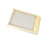 Multi-purpose Beekeeping Tool Honeycomb Accessories Bottom Plate Wood Base with Beekeeping Screen Outdoor Natural Wood Stand