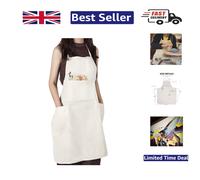 Multi-Purpose Bib Apron for Artists - Perfect for Painting, Cooking, and More