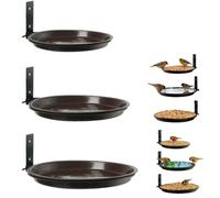 Multi Purpose Bird Feeder and Bath Mountable on Trees and Walls, Foldable Design for Space Saving, Built with Weather Resistant Materials