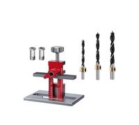 Multi Purpose Cabinet Door Mounting Aid Featuring Accuracy Drilling Holes and Secure Clamping Setup Global Cabinet Door Positioning Tool