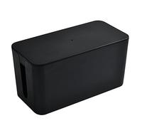 Multi-purpose Cable Tidy Case Management Cord Organizer Wires Keeper Black S