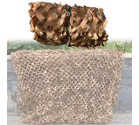 Multi Purpose Camo Netting Camouflage Netting Waterproof UV Protection Camouflage Net For Garden Patio Hunting Shooting Camping Sun Shade Screen Desert(W4.5xH6.5m)