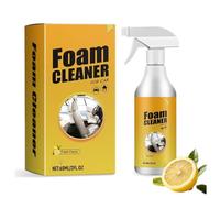 Multi-purpose Car Foam Cleaner, No Flushing Upholstery Cleaner, Powerful & Multifunctional Foam Cleaner for Car and House, Lemon Fresh Scent (1PC)