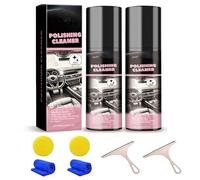 Multi-purpose Car Polish Cleaner, Polishing CleanerCar Interior Cleaner, Interior Detailer, For CarInterior Detailing & Plastic & Rubber & Leather (2, As shown)