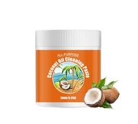 Multi-Purpose Coconut Oil Cleaning & Polishing Paste,Stainless Steel Coconut Oil Cleaning Paste,Natural Decontamination Cream,All-Purpose Cleaner Removes Stains on Microwave,Oven & Stove Top (1PC)