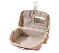 Multi Purpose Cosmetic Holder with Integrated Sparkling Panel and Adjustable Hooks Great for Keeping Beauty Products Well Arranged Compact Hanging Beauty Planner