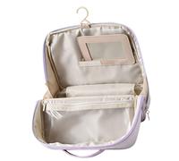 Multi Purpose Cosmetic Holder with Integrated Sparkling Panel and Adjustable Hooks Great for Keeping Beauty Products Well Arranged Compact Hanging Beauty Planner