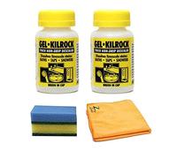 Kilrock Gel | 160ml Multi-Purpose Descaler With 1x Microfiber Cloth & 2x Cleaning Sponge | For Appliances, Sinks, Taps, Tiles and Any Surfaces | Pack of 2