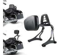 Multi-Purpose Driver Passenger Backrest Rider Sissy Bar With Luggage Rack For Indian Pursuit Limited 2022 2023