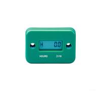 Multi Purpose Engine Timer Chronograph Waterproof IP68, Suitable for Motorboats, Lawn Mowers, and Construction Equipment Use (Green)