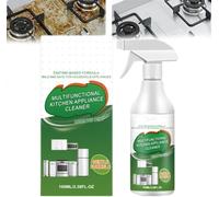 Multi-Purpose Enzyme Foam Cleaner,Powerful Multipurpose Kitchen Appliance Cleaner Spray,Foam Heavy Oil Stain Cleaner,Versatile,Heavy Duty Degreaser Stain Remove, for Oven, Stove, Range Hood (1 Pcs)