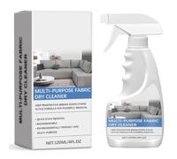 Multi-purpose Fabric Dry Cleaning Spray, 120ml/4 fl oz - Deeply penetrates, quickly removes stains, biodegradable formula suitable for sofas, carpets and upholstered furniture