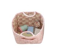 Multi Purpose Foldable Storage Bin, Big flowers, C | Foldable Space Saving Storage Box for Picnics, Home Laundry, Toy Organization, Home Decoration Organization