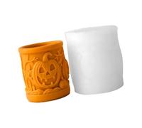 Multi Purpose Food Grade Silicone Cylinder Mold Halloween Pumpkin Carving for Decoration Baking Creative Soap Making Mold