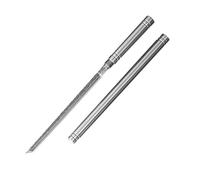 Multi-Purpose Fruit for Outdoor Use with Cuchillo Multiusos Para Fruta Portátil Exteriores Con Funda Strawberry Funda Jam (Silver, One Size)