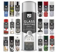 Multi-Purpose Glass Froasting Spray Paint 400ml, Professional Quality Aerosol cans spray for All-Purpose, Interior Exterior & Household for Metal, Wood, Ceramics, Plastic, Walls with Perfect Finish