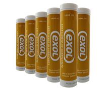 Multi Purpose Grease Cartridge EP2 Tube EXOL Lithium Grease 400g (Pack of 10)