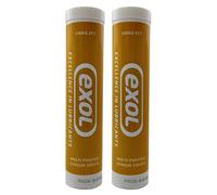Multi Purpose Grease Cartridge EP2 Tube EXOL Lithium grease 400g (PACK of 2)