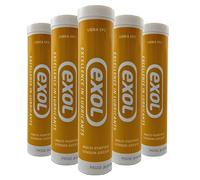 Multi Purpose Grease Cartridge EP2 Tube EXOL Lithium grease 400g (PACK of 5)