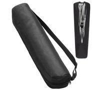 Multi-Purpose Grill Storage Bag, BBQ Tool Storage Bag, Waterproof Oxford Grill Tool Carry Bag, Grill Tool Carry Pack Foldable BBQ Pack, for Outdoor Camping Picnic Trip (black 22.44 x 3.94 x 3.94 in)