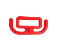 Multi-Purpose Heavy Duty Grocery Bag Carrier Handle, Portable Tote Grip Tool, Ideal for Supermarket, Travel, Transportation, and Daily Storage Buckets and Bags, 19 x 9 x 2 cm Red
