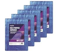 Multi-Purpose Heavy Duty Tarpaulin 10ft X 12ft - Waterproof, UV Resistant, Tear Proof Ground Sheet & Cover for Outdoor, Camping, Garden, Furniture, Construction & Car Protection 2027