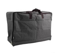 Multi Purpose Household Storage Bag Made of Waterproof Oxford Cloth for Clothes, Quilts, Bedding, Towels and Blankets Spacious and Easy to Fold (dark gray L)