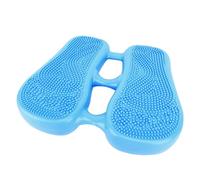 Multi Purpose Inflatable Fitness Stepper Versatile Fitness Solution Multi Purpose Foot Massage Balance Board with Air Stepper for Leg Muscles Exercise (Blue)