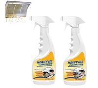 Multi-purpose kitchen grease cleaner spray, powerful kitchen foam cleaner, suitable for microwave ovens, ovens, grease traps, grills, and stoves.