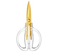 Multi-Purpose Kitchen Shears, Gold Titanium Plated Scissor Heavy Duty Sharp Kitchens Scissor, Kitchen Shears Scissors Dishwasher Safe, Clear Handel Kitchens Scissors All Purpose