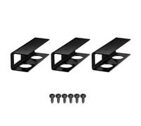 Multi-purpose laptop mount under 3-piece table space saving organizer modem and desk rack for more items under the desk rack