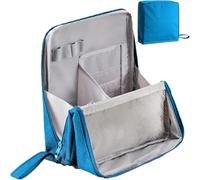 Multi-Purpose Large Capacity Oxford Cloth Standing Makeup Bag, Upright Design for Cosmetics & Stationery Storage(#A)