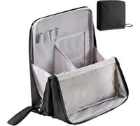 Multi-Purpose Large Capacity Oxford Cloth Standing Makeup Bag, Waterproof Makeup Organizer with Compartments(#G)