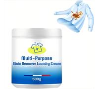 Multi-Purpose Laundry Stain Remover Cream 500g, Fast Acting Formula for Stubborn Stains on All Fabrics, White Shirts & Garments (1Pcs)