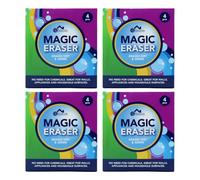 Multi-Purpose Magic Eraser, Powerful Cleaning Action, Effortlessly Removes Stubborn Stains, Suitable For Removing Dirt & Grime From Household Surfaces, 4PCS (4PACK)