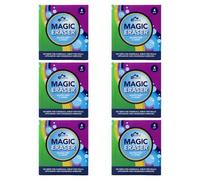 Multi-Purpose Magic Eraser, Powerful Cleaning Action, Effortlessly Removes Stubborn Stains, Suitable For Removing Dirt & Grime From Household Surfaces, 4PCS (6PACK)
