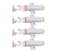 Multi-purpose magnetic print on open cabinet and drawer latch of 4 for elegant and tidy households, daily use, modern furniture, hard shares