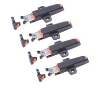 Multi-purpose magnetic print on open cabinet and drawer latch of 4 for elegant and tidy households, daily use, modern furniture, hard shares