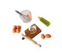 Multi Purpose Miniature Bakery Station Model for 1/12 Dollhouses Scenes Pretend Play Miniature Model of Flour Eggs Making Station