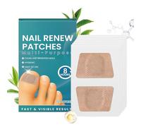 Multi-Purpose Nail Renew Patches, Fingernail Healing Stickers, Nail Care Corrector Sheets, Long Wear Protection, Manicure Support Aid, 6.1x3.5cm/2.4x1.38 Inches, For Night Time