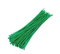 Multi-Purpose Nylon Straps, 100PCS 3 X 100-200mm 4x150/200 Multicolour Cable Wire Zip Ties Self Locking Nylon Tie(Green,4x150mm)