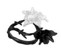 Multi-purpose Open Adjustable Spinner Ring Star Moon Portable Accessory for Stress Relief by Floral Design