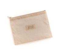 Multi-Purpose Organic Toiletry Bag, Travel Bag for Creams Glasses Money Pool, beige, 25x18x1Cm, Classic