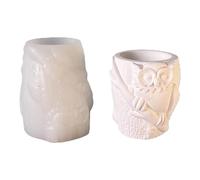 Multi Purpose Owl Shaped Silicone Mold for Homemade Planter Lights and Decorative Pieces Family Fun Activity Kids Silicone Mold