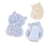 Multi Purpose Owl Silicone Mold Owl Lamp Cover Molds for Crafting Unique Light Fixtures Using Plaster Cement Or Resin Lamp Shade Silicone Mold