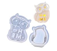Multi Purpose Owl Silicone Mold Owl Lamp Cover Molds for Crafting Unique Light Fixtures Using Plaster Cement Or Resin Lamp Shade Silicone Mold