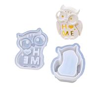Multi Purpose Owl Silicone Mold Owl Lamp Cover Molds for Crafting Unique Light Fixtures Using Plaster Cement Or Resin Lamp Shade Silicone Mold